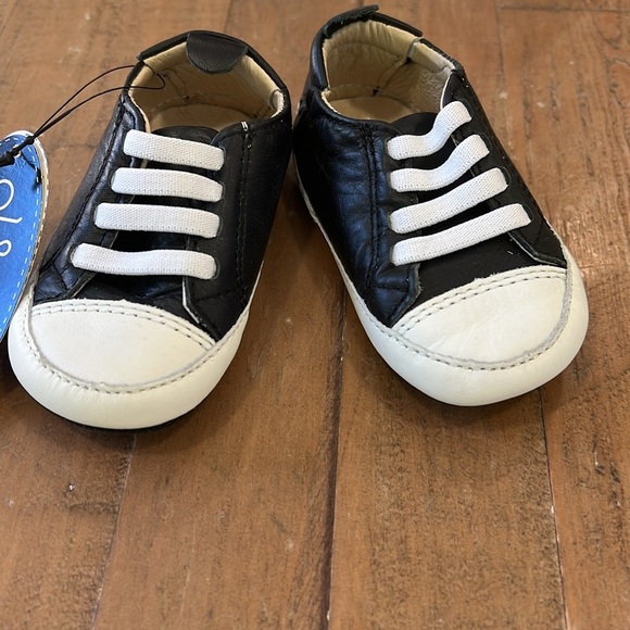 Old soles easy tread black leather sneakers nwt - Picture 3 of 7